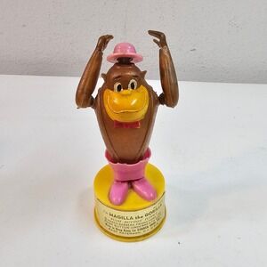 Vintage Magilla the Gorilla Push Button Puppet Hanna Barbera Toy 1960's